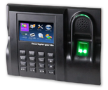 BioFinger Terminal Information for time and attendance system