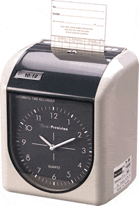 TP100A Clock in Machine